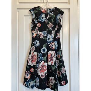 Roz & Ali fit and flare floral dress 6